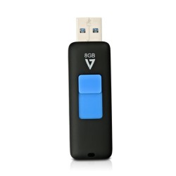 CLE USB 8GB V7 3.0 RETRACTABLE NOIR