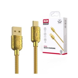 CORDON USB-A/USB-C XO NB216 1M GOLD