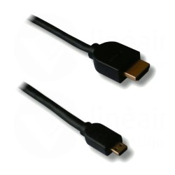 CABLE LINEAIRE MICR HDMI M/ HDMI M 1.5M