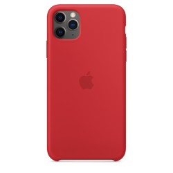 COQUE SILICON IPHONE 11 PRO MAX ROUGE