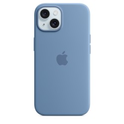 COQUE APPLE SILICONE AVEC MAGSAFE IPHONE 15 WINTER BLUE