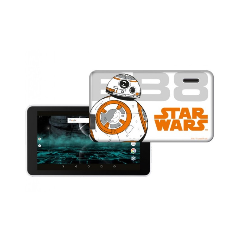 TABLETTE ENFANTS E-STAR HERO 7" 2GB/16GB WIFI STAR WARS BB8 BLANC