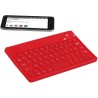 CLAVIER CLIP-SONIC TEA142R SILICONE ROUGE BT AZERTY