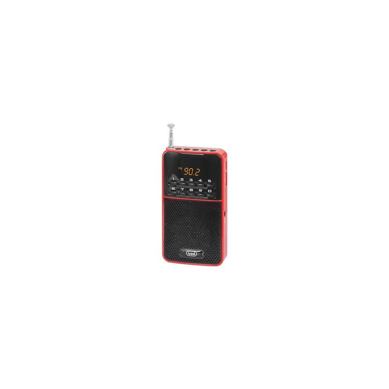 RADIO PORTABLE TREVI DR730RED FM ALIM USB ROUGE