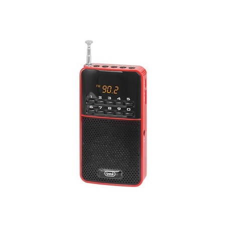 RADIO PORTABLE TREVI DR730RED FM ALIM USB ROUGE