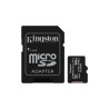 CARTE MEMOIRE MICRO SD 64GB KINGSTON CLASS10 + ADAPTATEUR SD