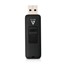 CLE USB 32GB VF232GAR3E V7 2.0 NOIR RETRACTABLE